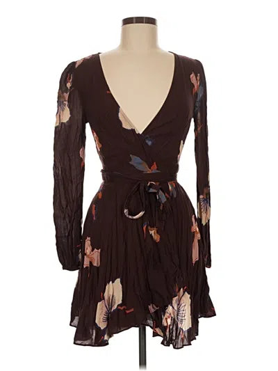 Pre-owned Ecote Cocktail Dress In Brown