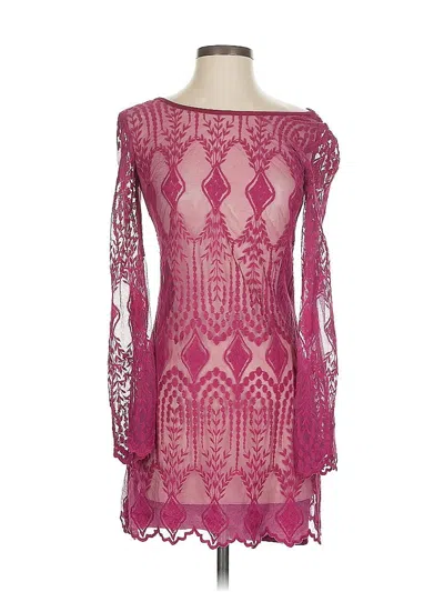 Pre-owned Ecote Cocktail Dress In Burgundy