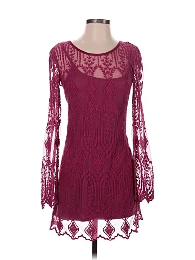 Pre-owned Ecote Cocktail Dress In Burgundy