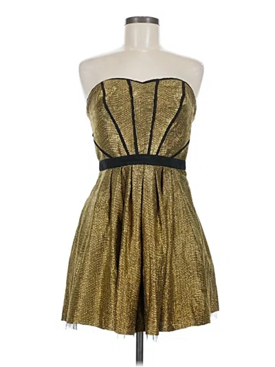 Pre-owned Ecote Cocktail Dress In Gold