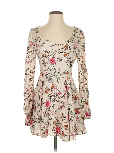 Pre-owned Ecote Cocktail Dress In White