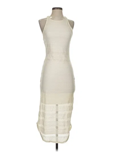 Pre-owned Ecote Cocktail Dress In White