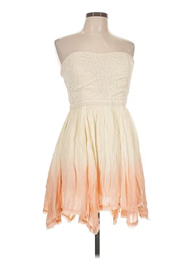 Pre-owned Ecote Cocktail Dress In White