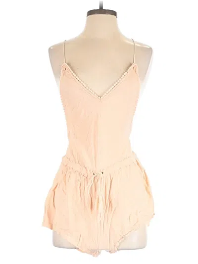 Pre-owned Ecote Romper In Tan
