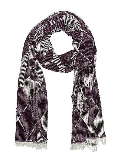 Pre-owned Ecote Scarf In Purple