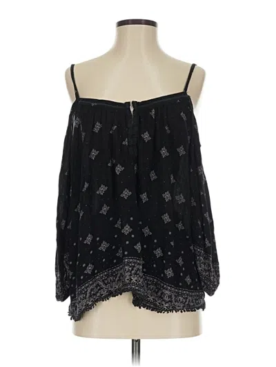 Pre-owned Ecote Sleeveless Blouse In Black