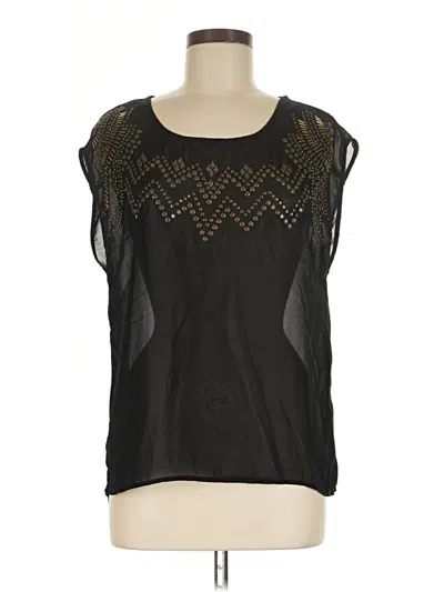 Pre-owned Ecote Sleeveless Blouse In Black
