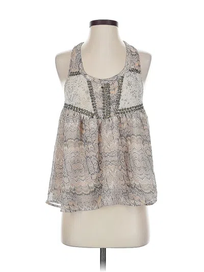 Pre-owned Ecote Sleeveless Blouse In Gray