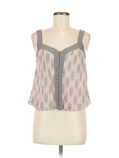 Pre-owned Ecote Sleeveless Blouse In Gray