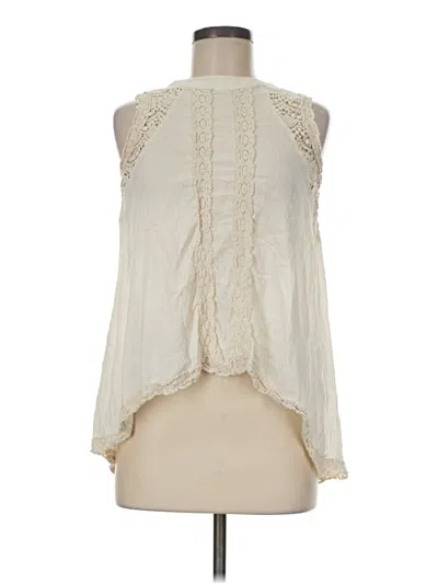 Pre-owned Ecote Sleeveless Blouse In Ivory
