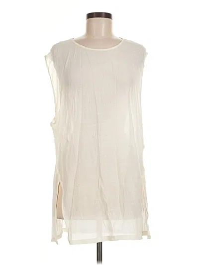 Pre-owned Ecote Sleeveless Blouse In Ivory