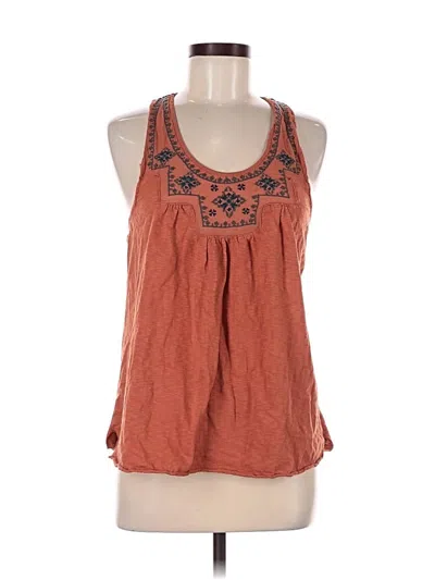 Pre-owned Ecote Sleeveless Blouse In Orange