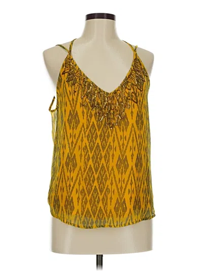 Pre-owned Ecote Sleeveless Blouse In Yellow