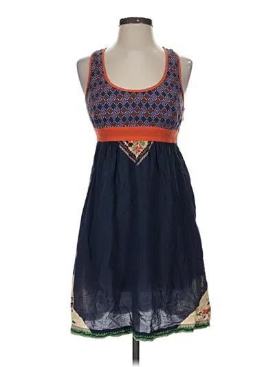Pre-owned Ecote Sleeveless Top Blue Halter Neckline Tops