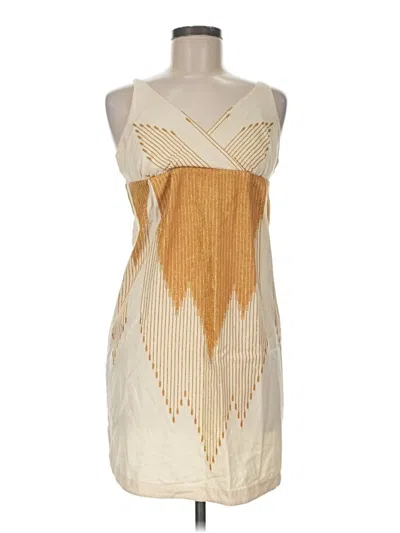 Pre-owned Ecote Sleeveless Top Gold Strapless Neckline Tops