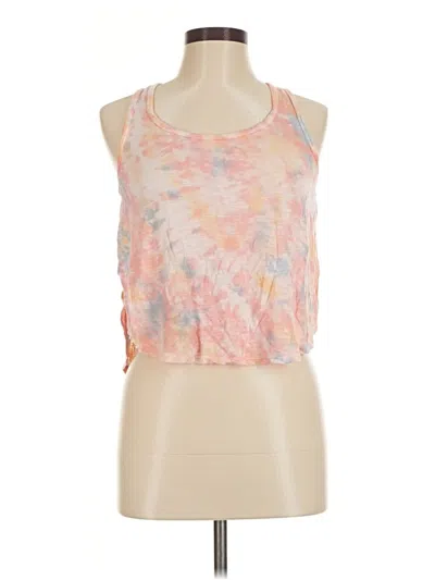 Pre-owned Ecote Tank Top Pink Halter Neckline Tops