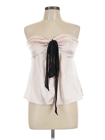 Pre-owned Ecote Tube Top Pink Strapless Neckline Tops