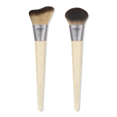Ecotools Blush + Highlight Makeup Brush Duo
