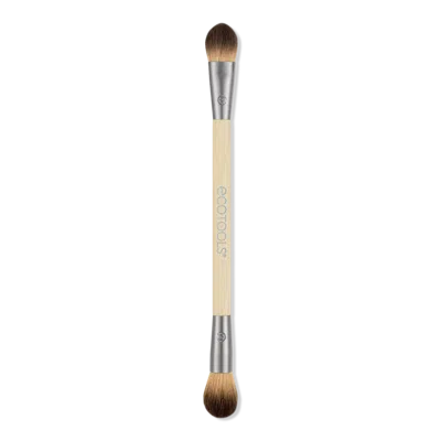 Ecotools Cream & Powder Dual-ended Eye Brush In White