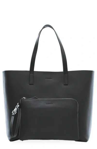 Écotorie Ecotorie Agatha Leather Tote In Black
