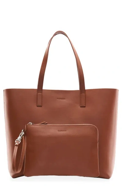 Écotorie Ecotorie Agatha Leather Tote In Brown