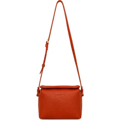 Écotorie Ecotorie Agnes Leather Crossbody Bag In Rust