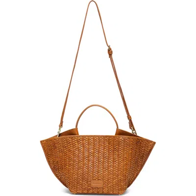 Écotorie Austin Small Woven Crossbody Bag In Brown