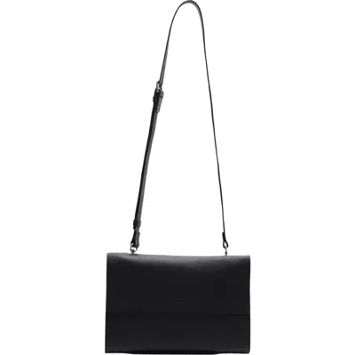 Écotorie Ecotorie Betty Leather Crossbody Bag In Black