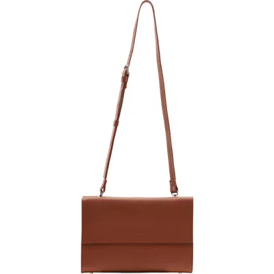 Écotorie Ecotorie Betty Leather Crossbody Bag In Brown