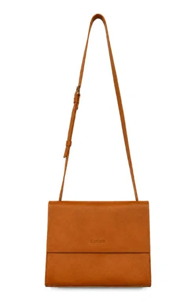 Écotorie Ecotorie Betty Leather Crossbody Bag In Caramel