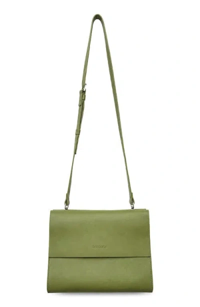 Écotorie Ecotorie Betty Leather Crossbody Bag In Sea Kelp