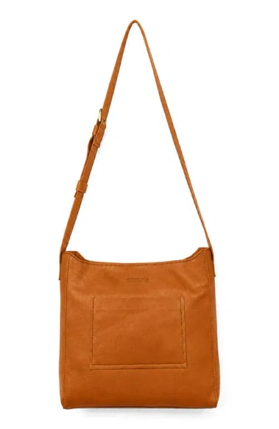 Écotorie Ecotorie Brigitte Leather Crossbody Bag In Caramel