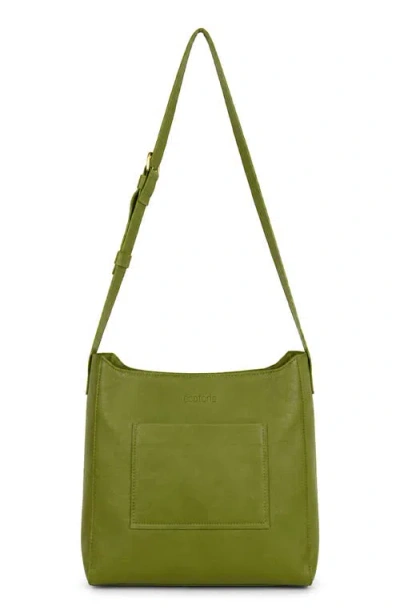 Écotorie Ecotorie Brigitte Leather Crossbody Bag In Sea Kelp