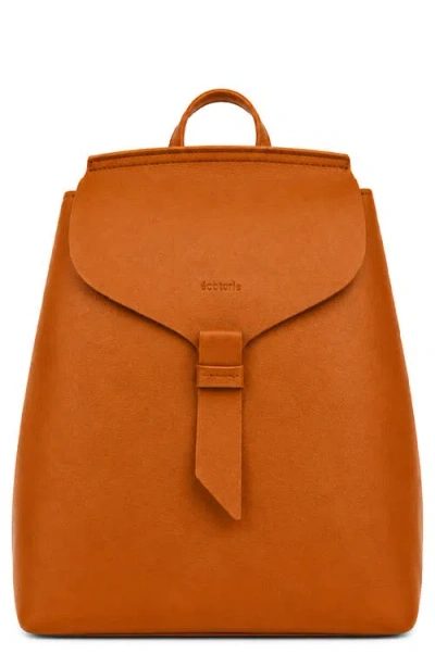 Écotorie Ecotorie Clementine Leather Backpack In Caramel