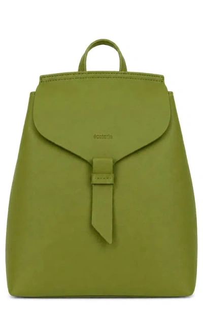 Écotorie Ecotorie Clementine Leather Backpack In Sea Kelp