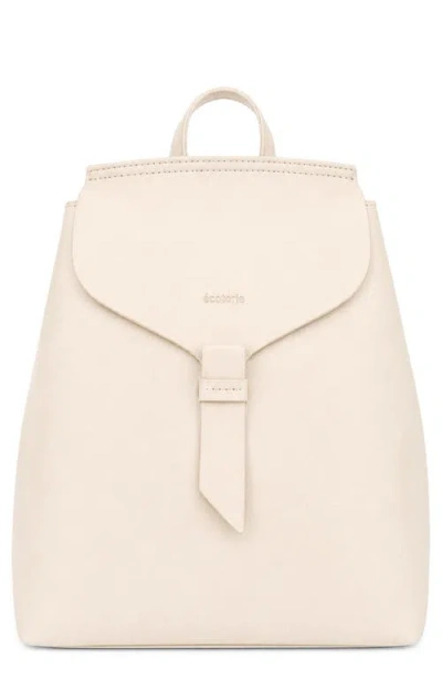 Écotorie Ecotorie Clementine Leather Backpack In Warm White