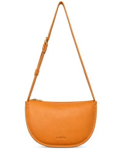 Écotorie Dora Leather Adjustable Crossbody Bag In Caramel