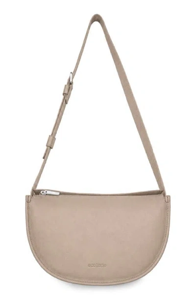 Écotorie Ecotorie Dora Leather Crossbody Bag In Warm White