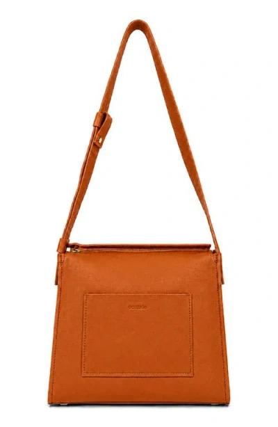 Écotorie Ecotorie Eleanor Leather Crossbody Bag In Caramel