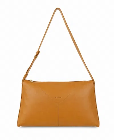 Écotorie Freya Leather Adjustable Crossbody Bag In Caramel