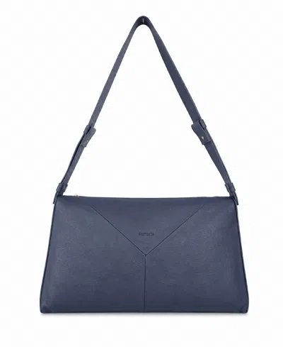 Écotorie Freya Leather Adjustable Crossbody Bag In Midnight