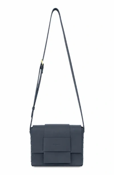 Écotorie Ecotorie Iris Leather Crossbody Bag In Midnight