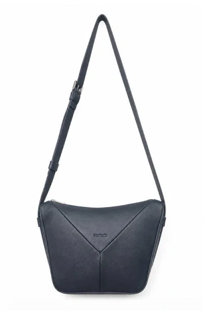 Écotorie Ecotorie Lotta Leather Crossbody Bag In Black