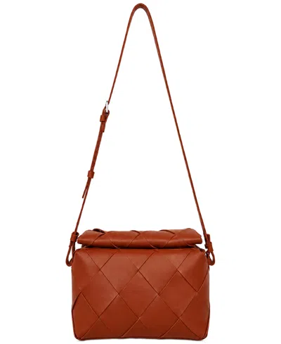 Écotorie Maude Leather Crossbody Bag In Rust