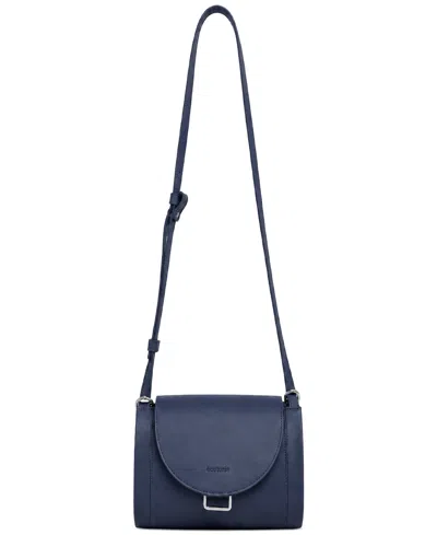Écotorie Nora Leather Adjustable-strap Crossbody Bag In Midnight