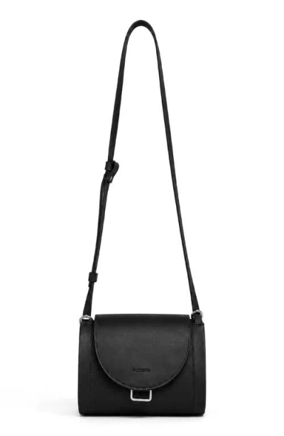 Écotorie Ecotorie Nora Leather Crossbody Bag In Black