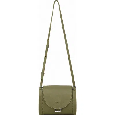 Écotorie Ecotorie Nora Leather Crossbody Bag In Dark Moss