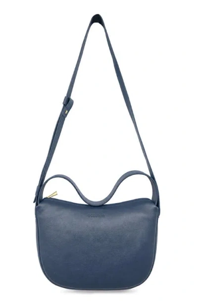 Écotorie Ecotorie Peggy Leather Crossbody Bag In Midnight