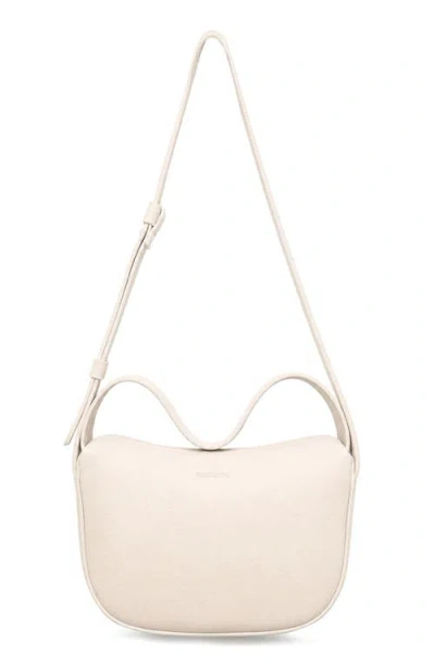 Écotorie Ecotorie Peggy Leather Crossbody Bag In Warm White