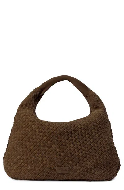 Écotorie Ecotorie San Angelo Suede Hobo Bag In Chocolate